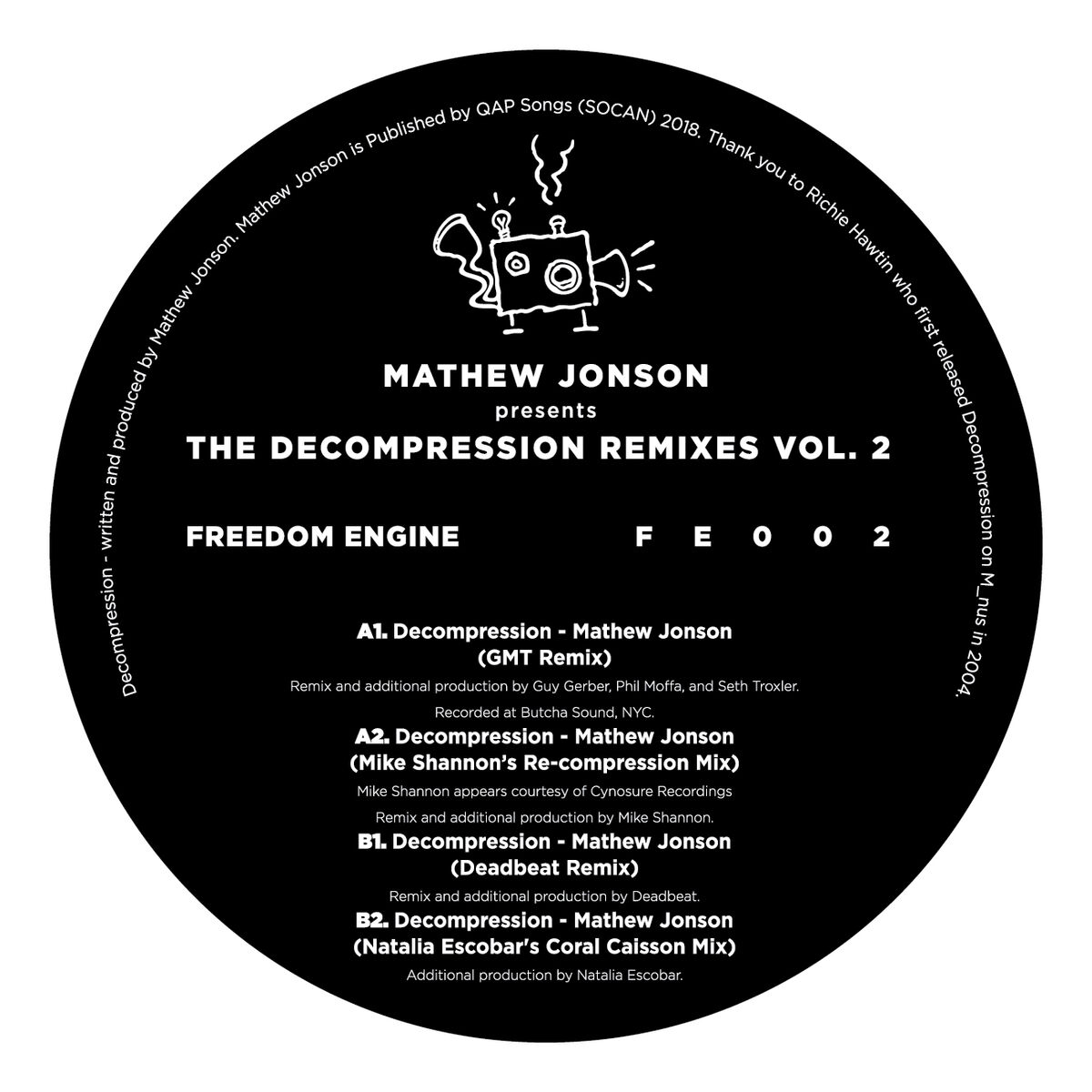 Album cover of Mathew Jonson Presents The Decompression Remixes Vol. 2