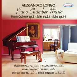Cover of Alessandro Longo: Piano Quintet Op.3 - Suite Op.33 - Suite Op.34