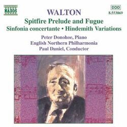 Cover of Walton: Spitfire Prelude and Fugue / Sinfonia Concertante / Hindemith Variations