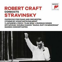 Cover of Stravinsky: Capriccio & Songs & Epitaphium & Danses Concertantes