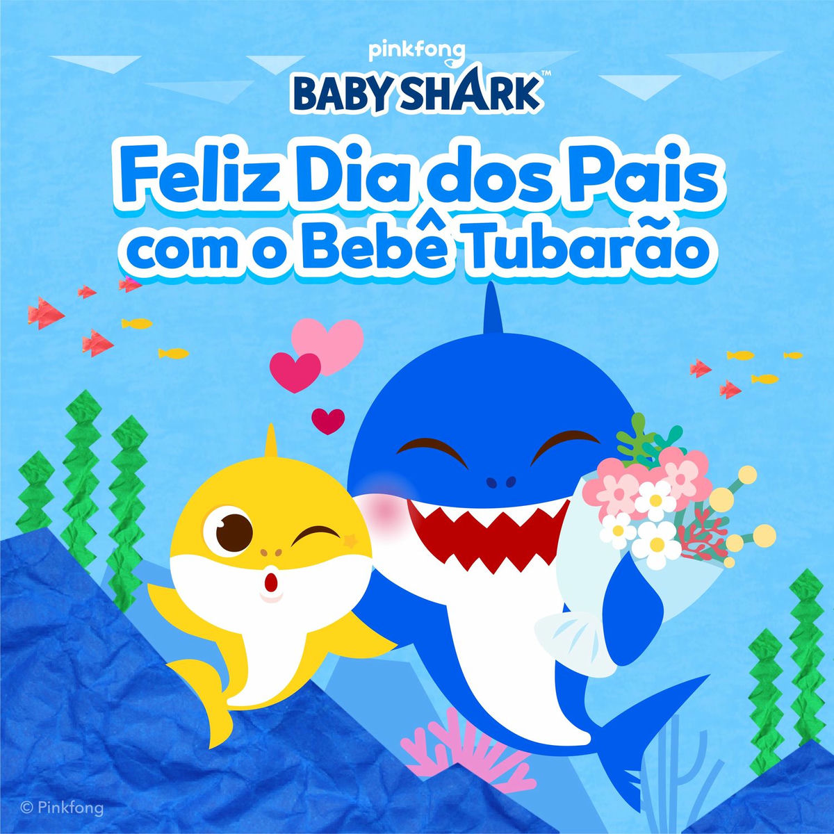 Album cover of Feliz Dia dos Pais com o Bebê Tubarão