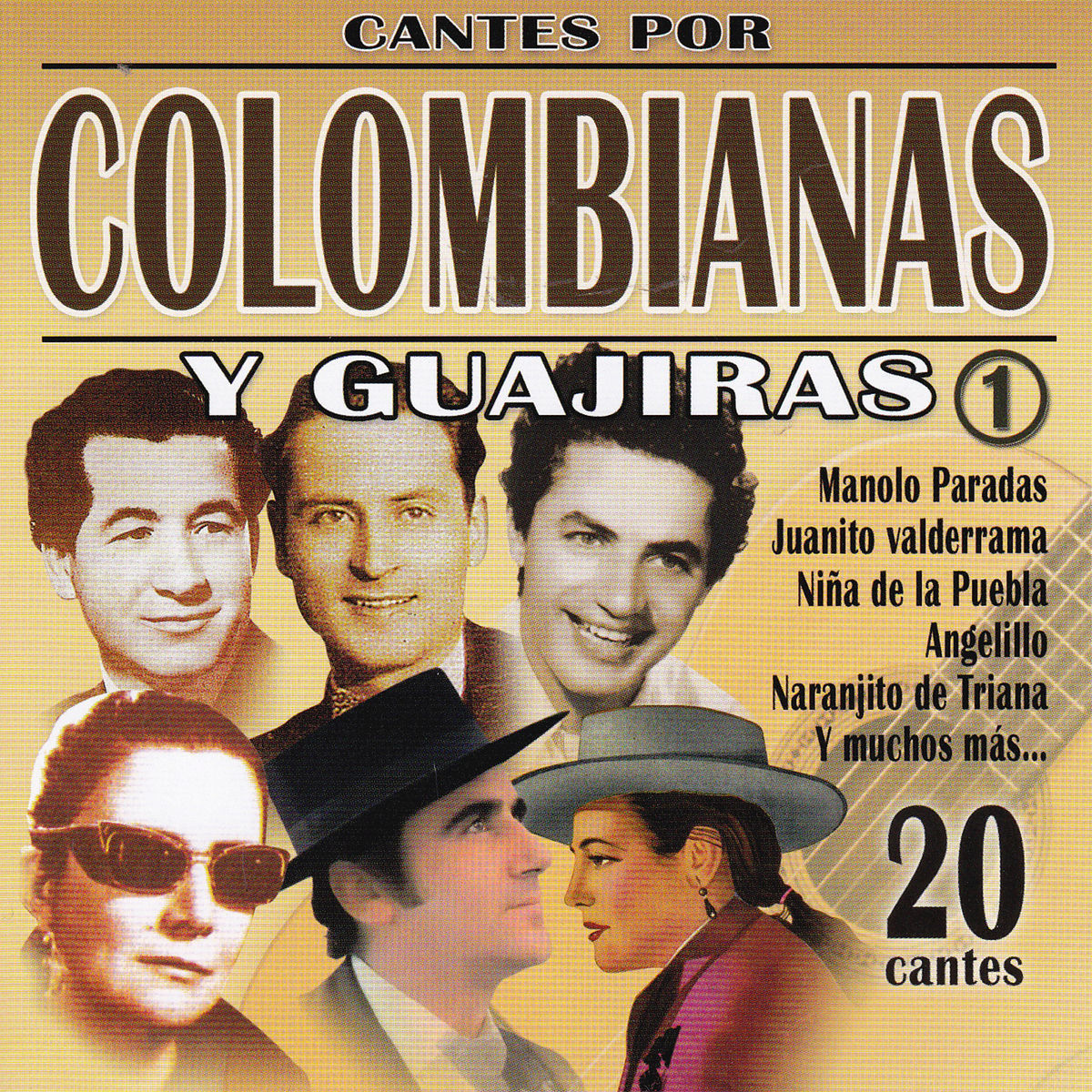 Album cover of Cantes por Colombianas y Guajiras Vol. 1