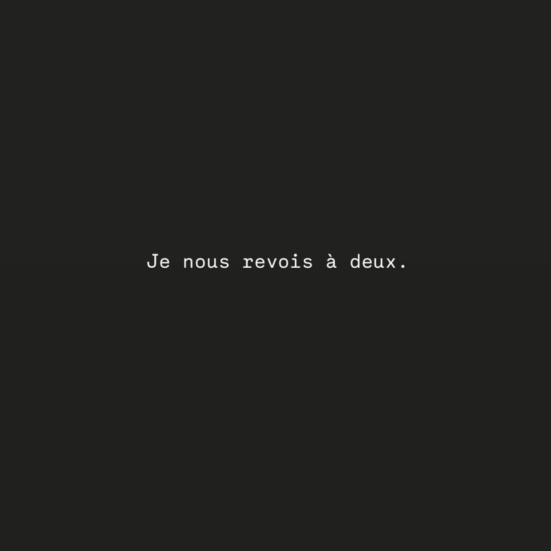 Album cover of Je nous revois à deux