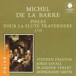 Cover of De La Barre: Pièces pour la flute traversière