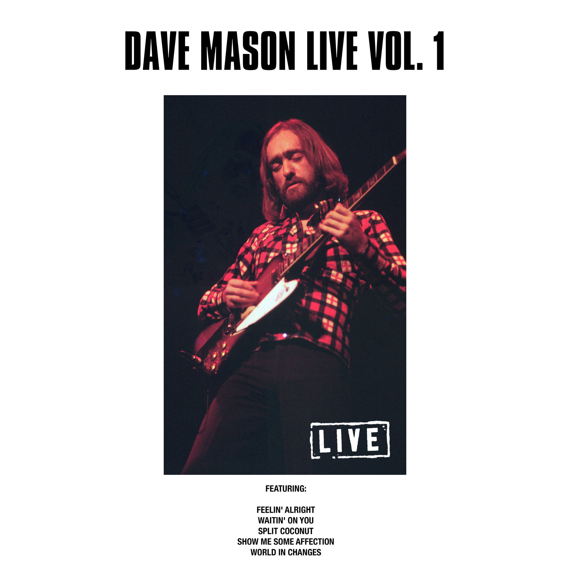 Album cover of Dave Mason Live Vol. 1 (Live)