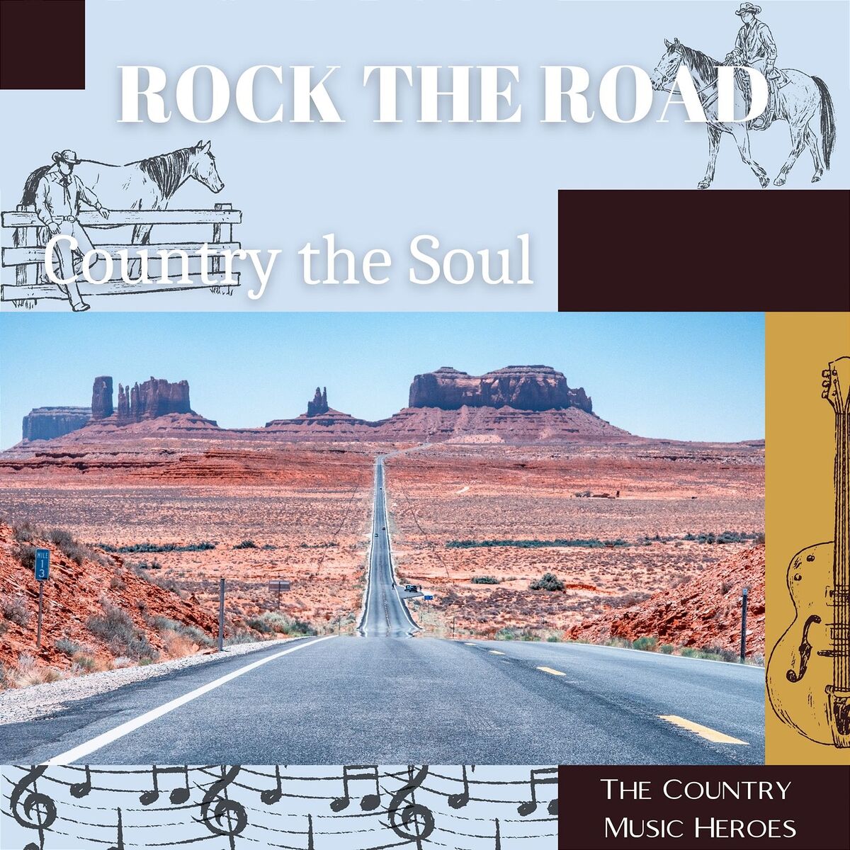Album cover of Rock the Road, Country the Soul