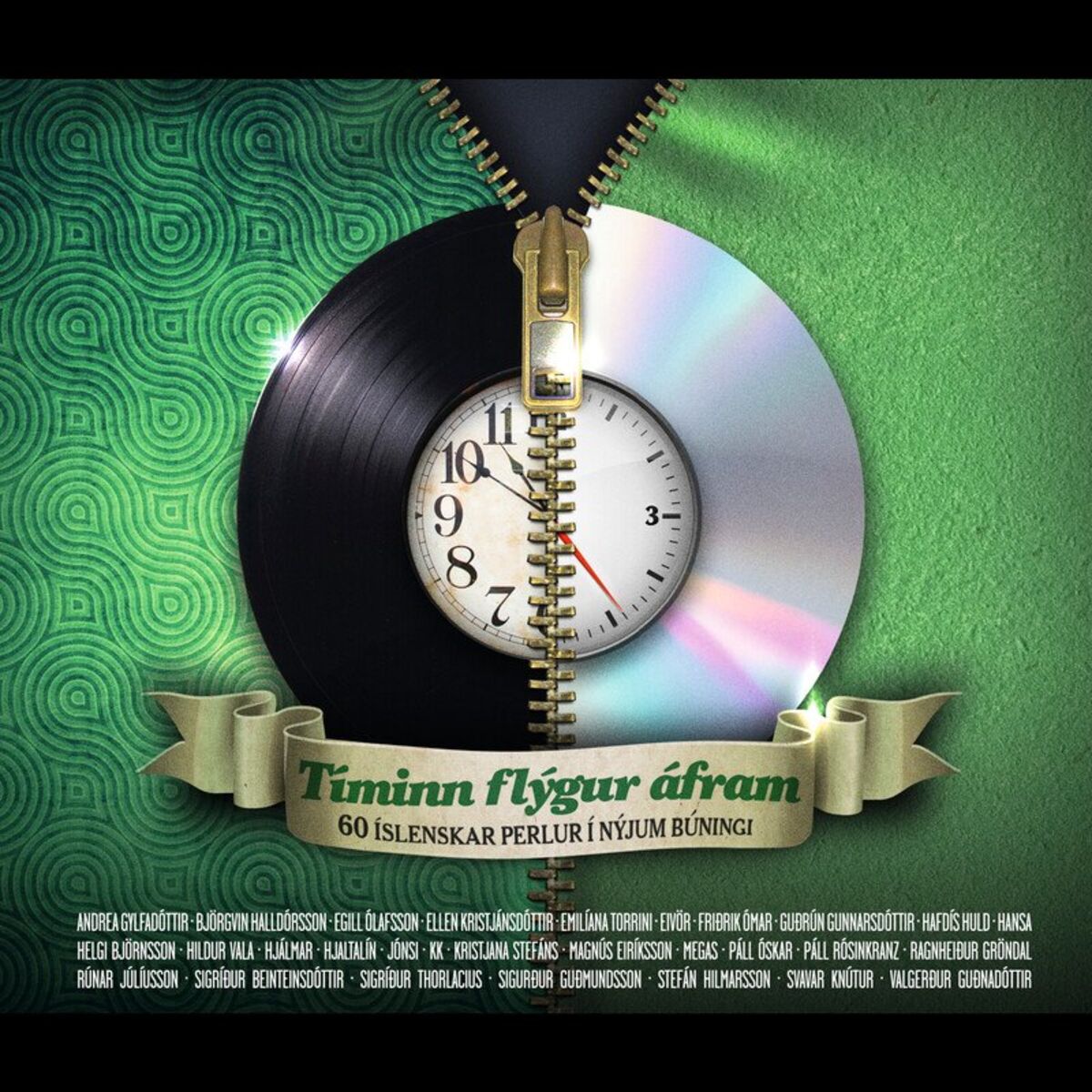 Album cover of Tíminn flýgur áfram