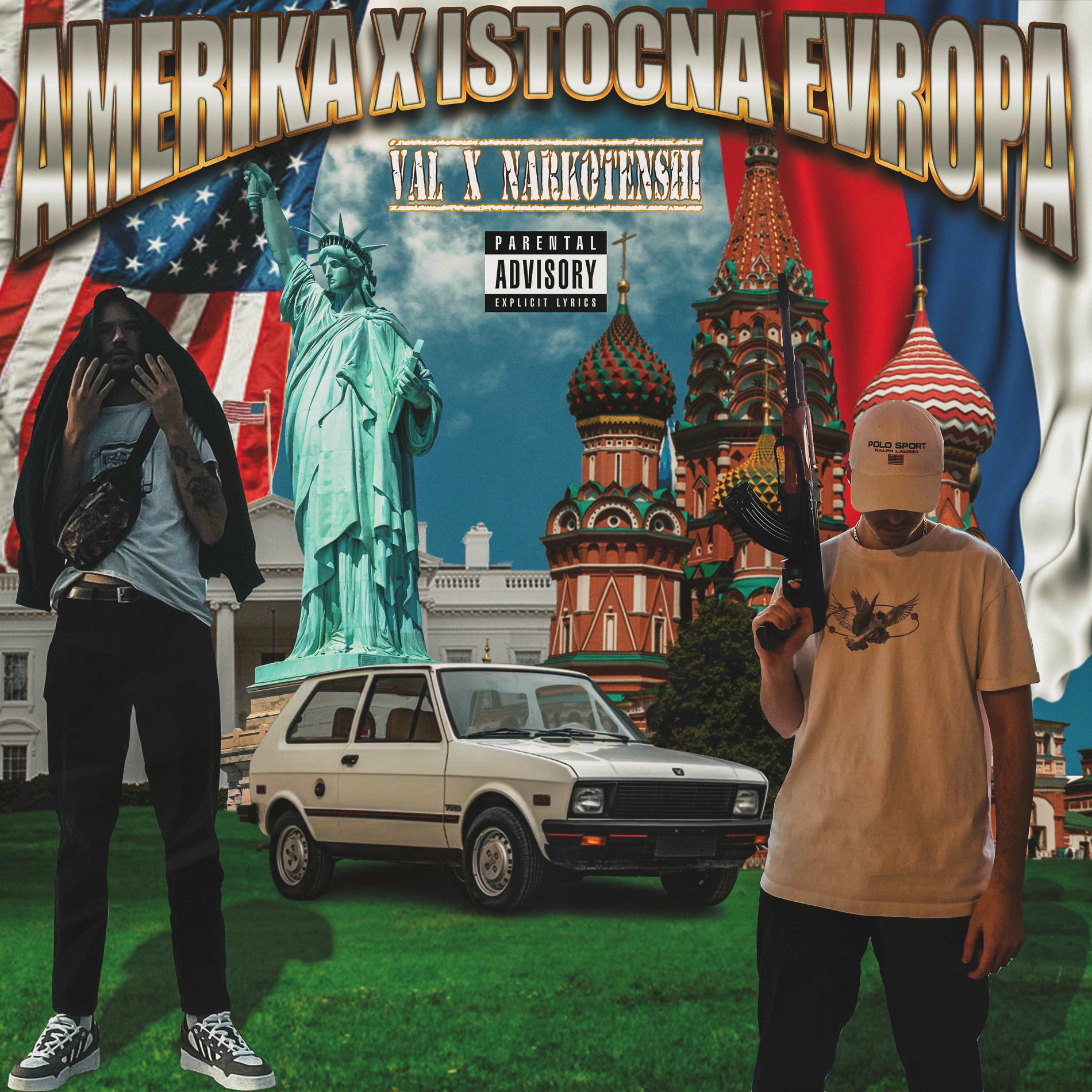 Album cover of Amerika x Istočna Evropa (feat. Val)