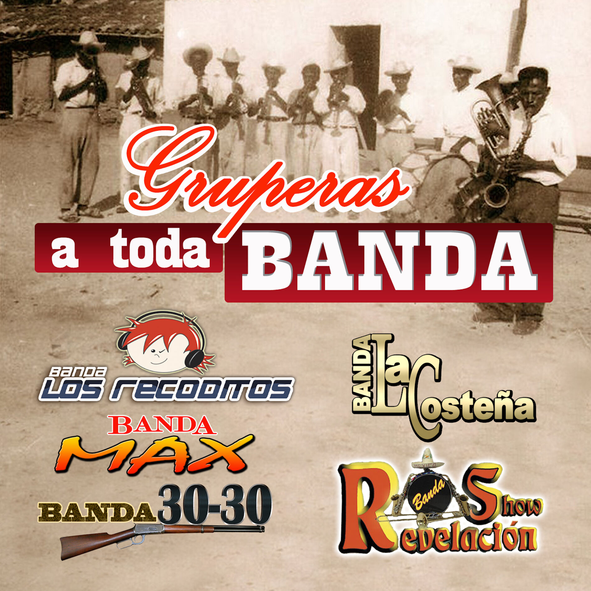 Album cover of Gruperas a Toda Banda