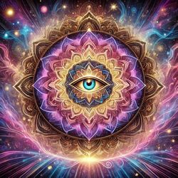 Cover of Third Eye Opening (100%): Connect with Your Soul, Chakra Activation Hypnosis (Binaural Beats)