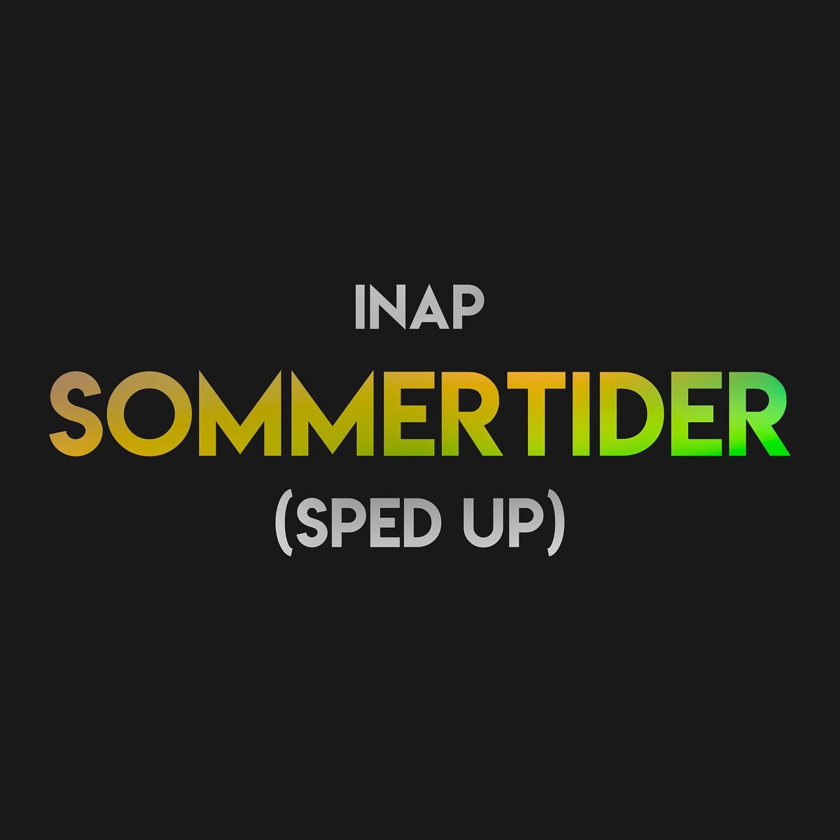 Album cover of Sommertider (Sped Up)