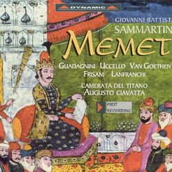 Cover of Sammartini: Memet [Opera]