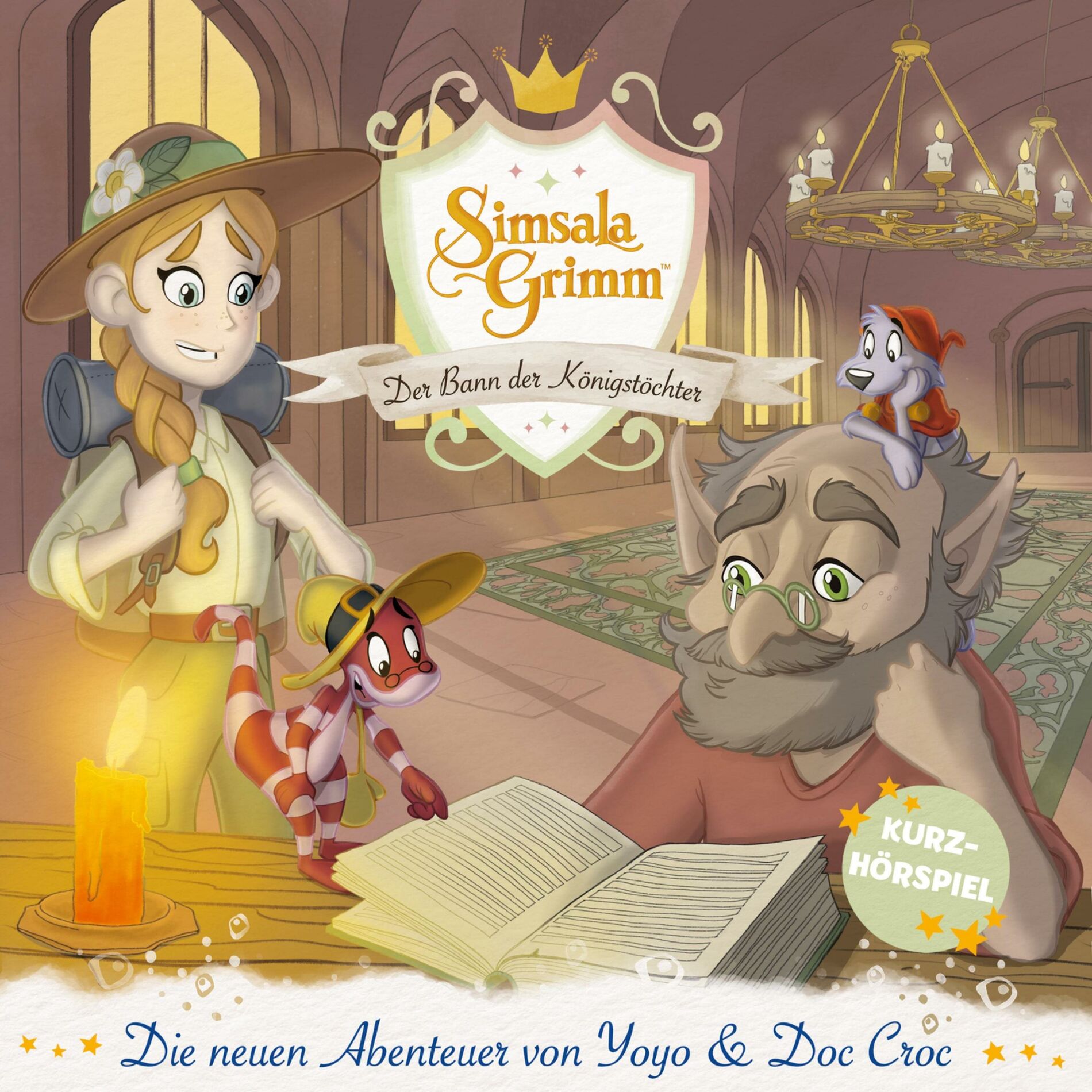 Album cover of Der Bann der Königstöchter (Die neuen Abenteuer von Yoyo und Doc Croc)