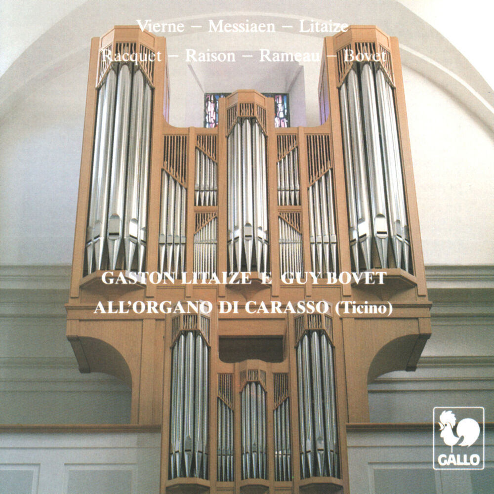 Picture of Gaston Litaize e Guy Bovet: All'organo di Carasso (Ticino)