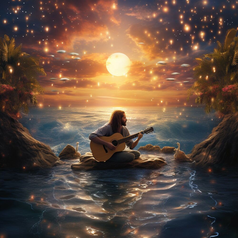Picture of Harmonic Flames: Music for Fireside Relaxation