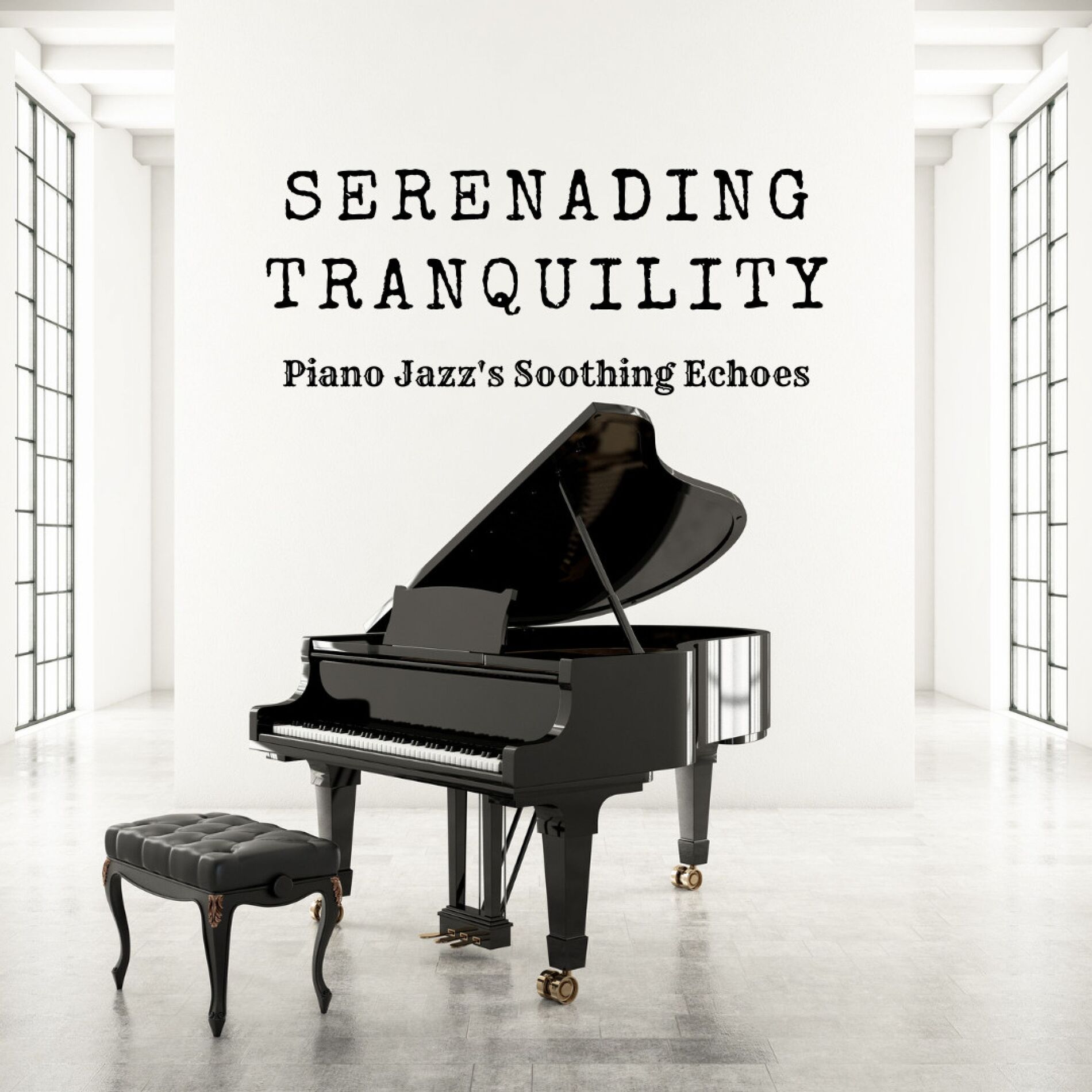 Album cover of Serenading Tranquility: Piano Jazz's Soothing Echoes