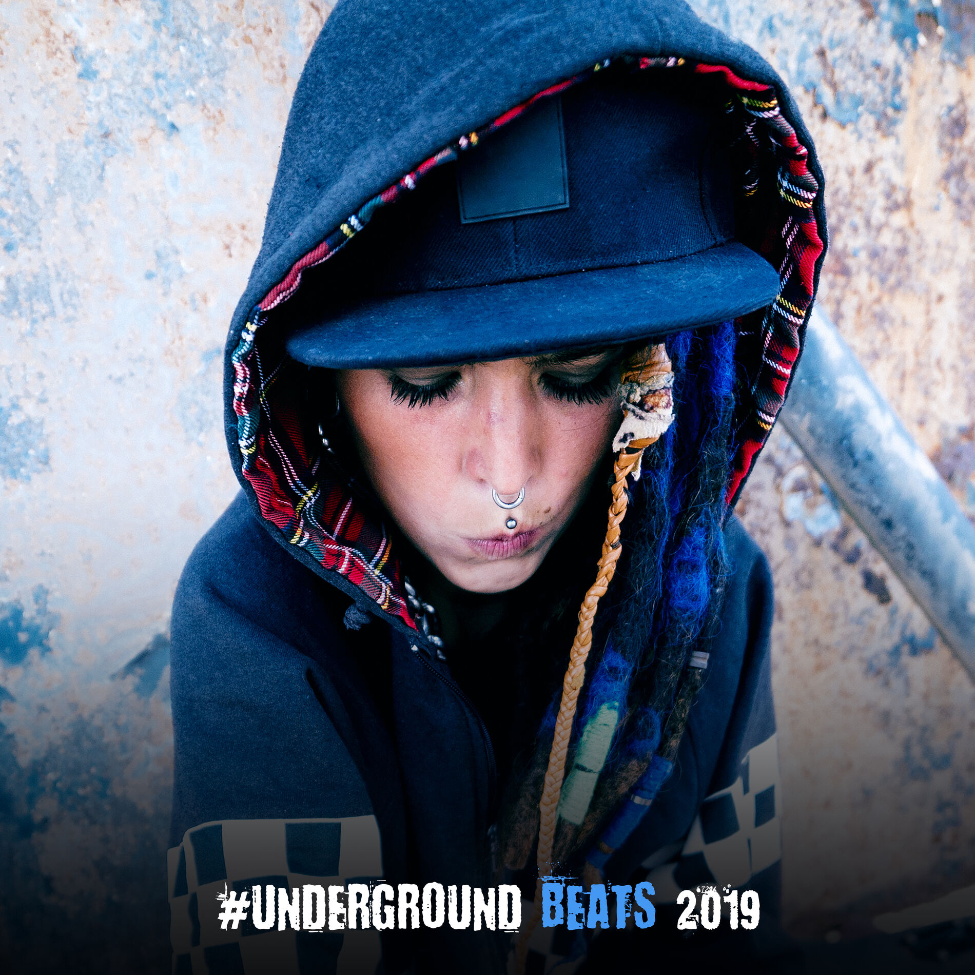 Album cover of #Underground Beats 2019 (Hip Hop Mix of Styles: Trap, Rap, Electro-hop, Chill-hop, Gangsta Rap)