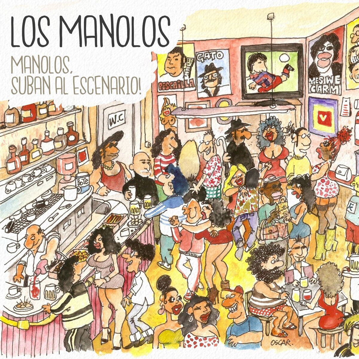 Album cover of Manolos, Suban al Escenario