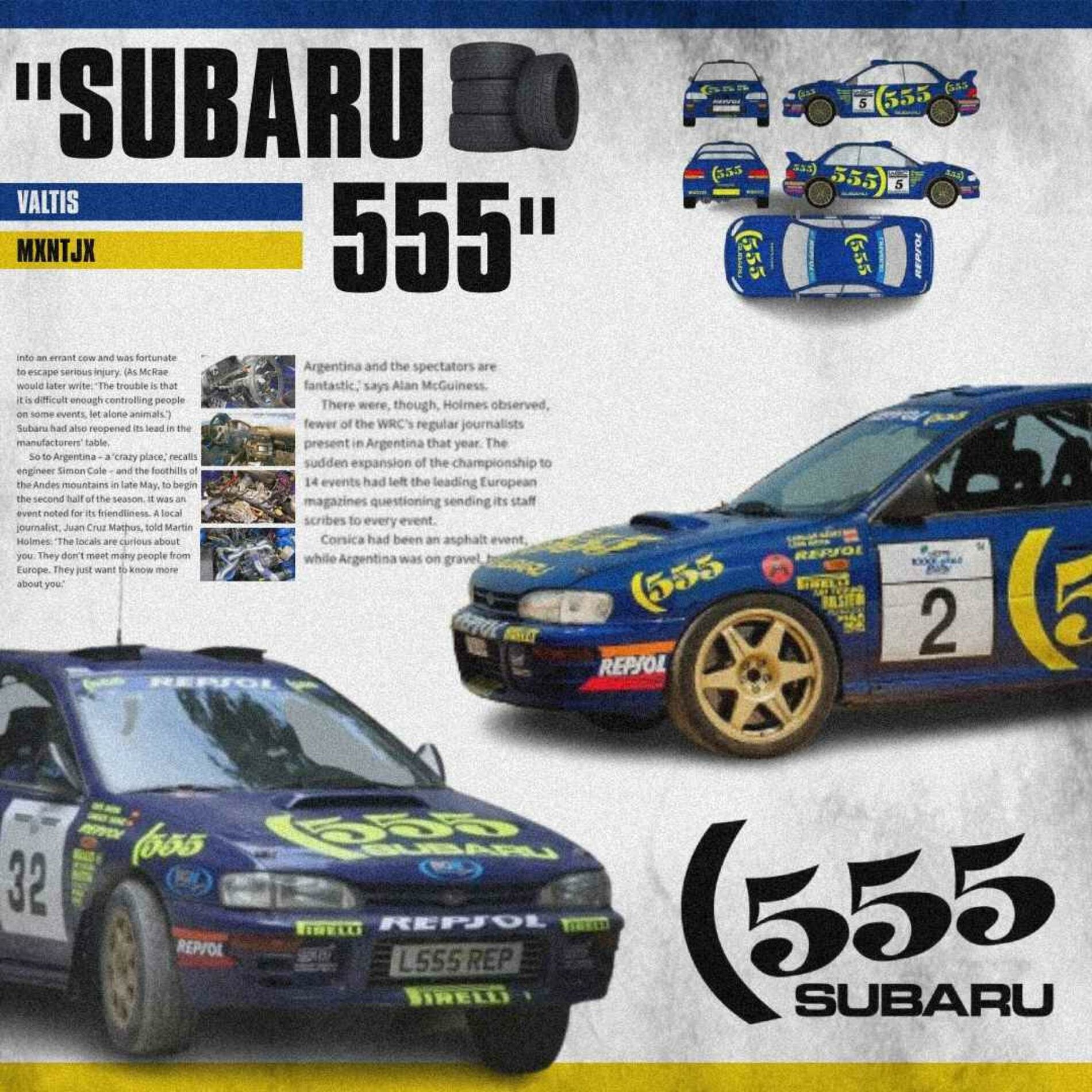 Album cover of SUBARU 555