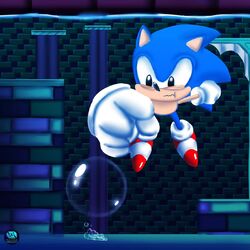Cover of Hydrocity Zone Synthwave (From "Sonic the Hedgehog 3") (Cover)