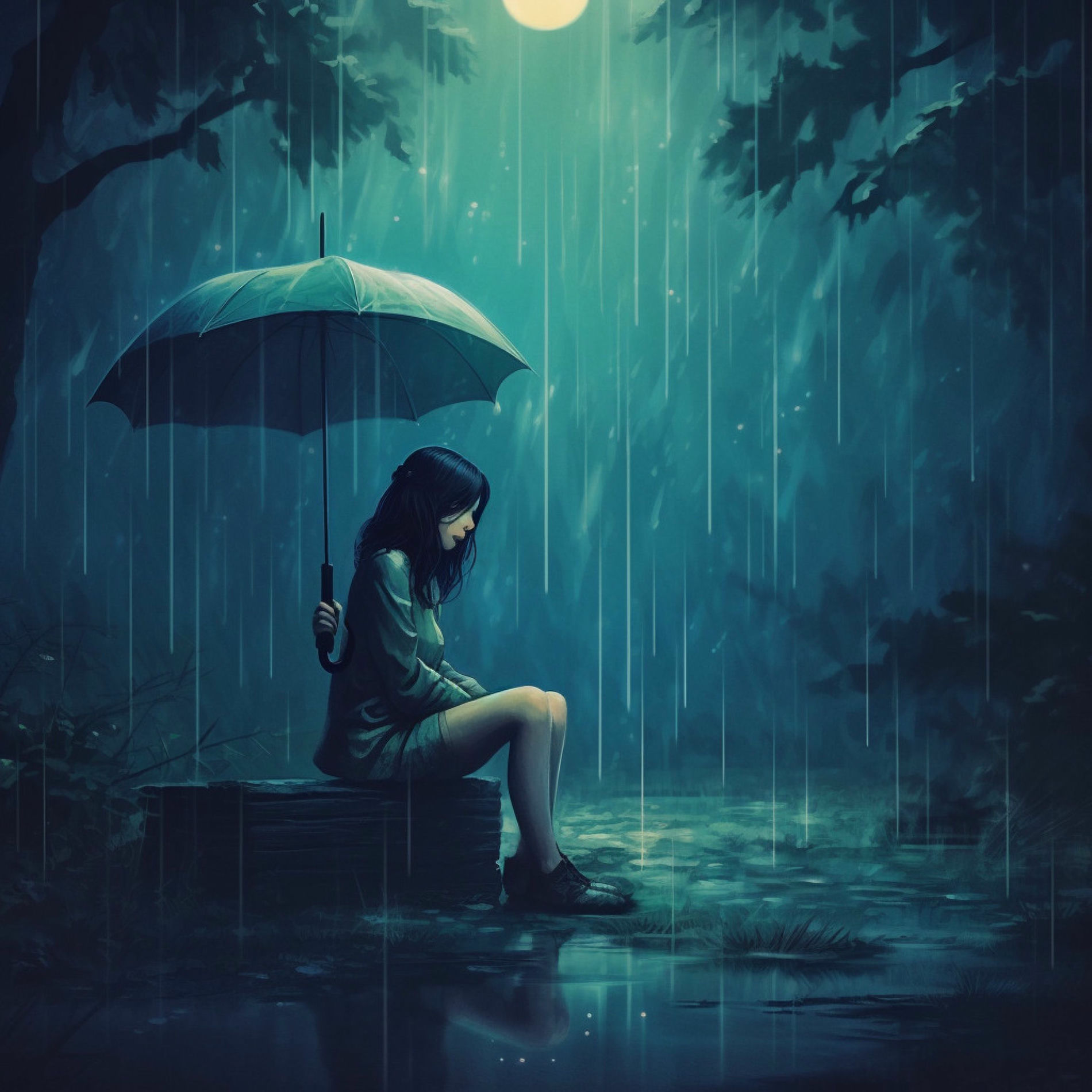 Album cover of Melodic Rainfall Journey