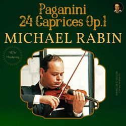 Cover of Paganini by Michael Rabin: 24 Caprices Op.1