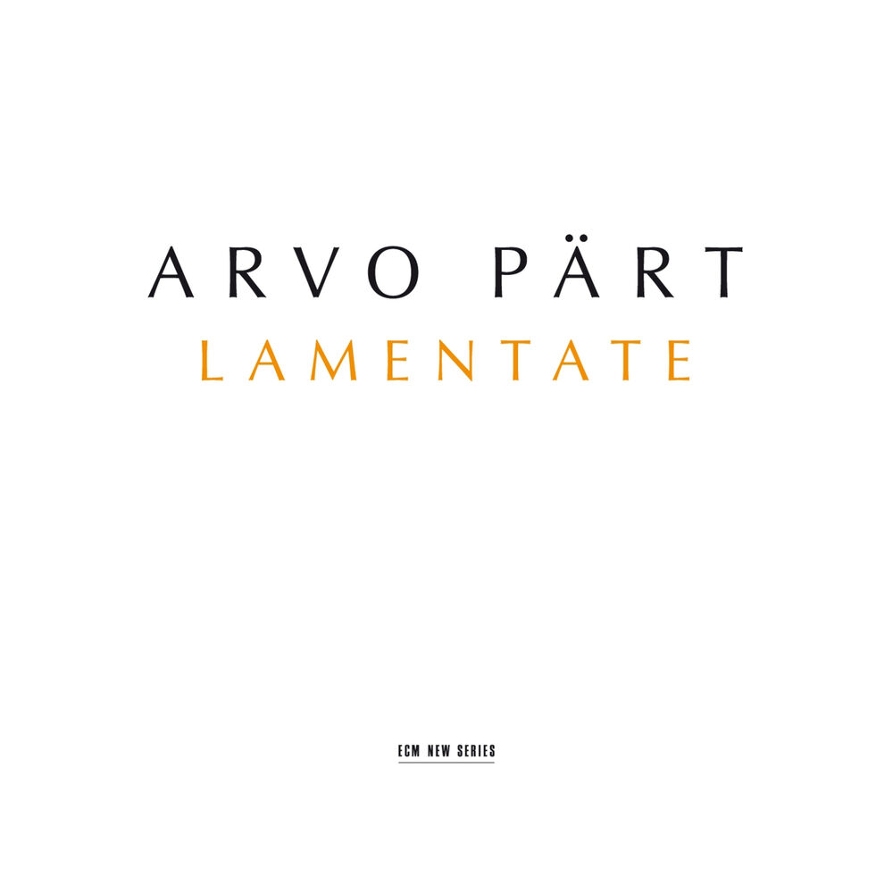 Picture of Arvo Pärt: Lamentate