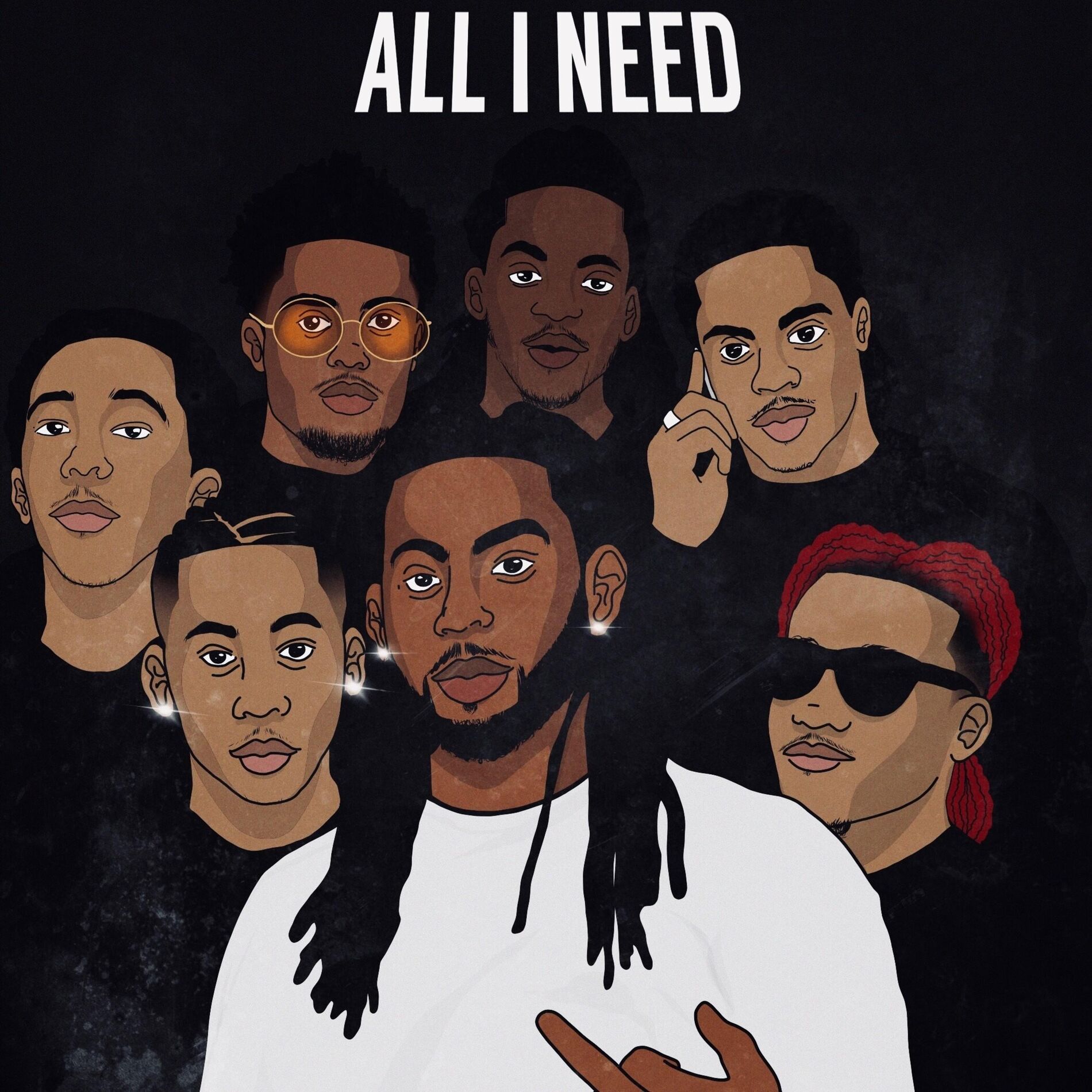 Album cover of All I Need (feat. Mizzle, JustTr3nding, Holo, Dellinelli, Dre Marley, Young Nuisance & Cool Mellieo)