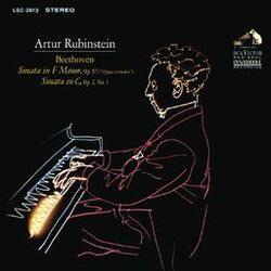 Cover of Beethoven: Piano Sonata No. 23 in F Minor, Op. 57 "Appassionata" & Piano Sonata No. 3 in C Major, Op. 2
