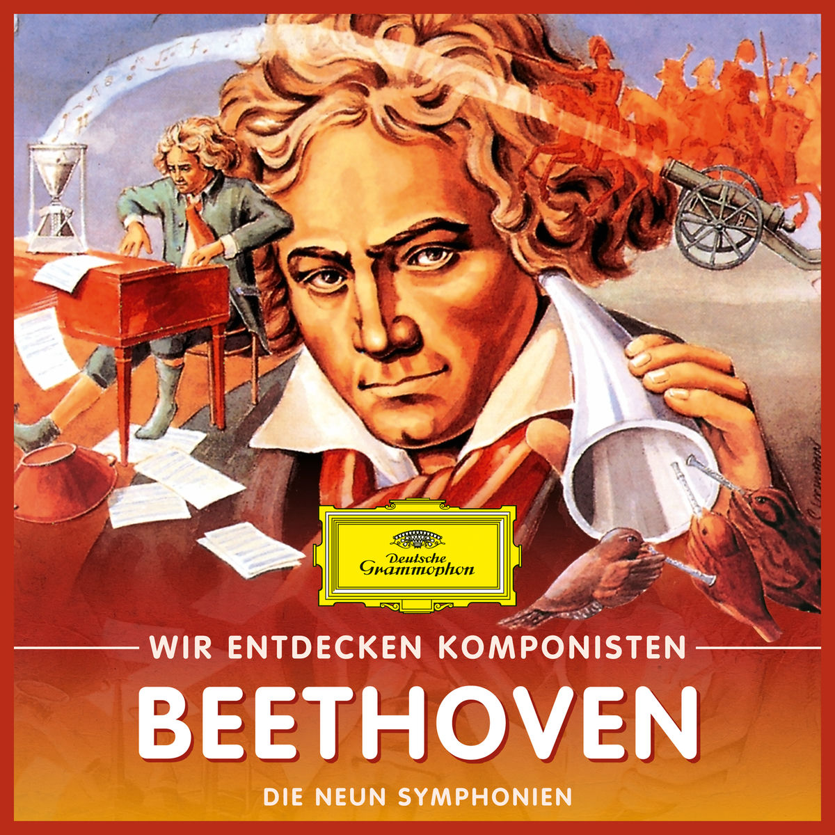 Album cover of Wir entdecken Komponisten: Ludwig van Beethoven – Die neun Symphonien