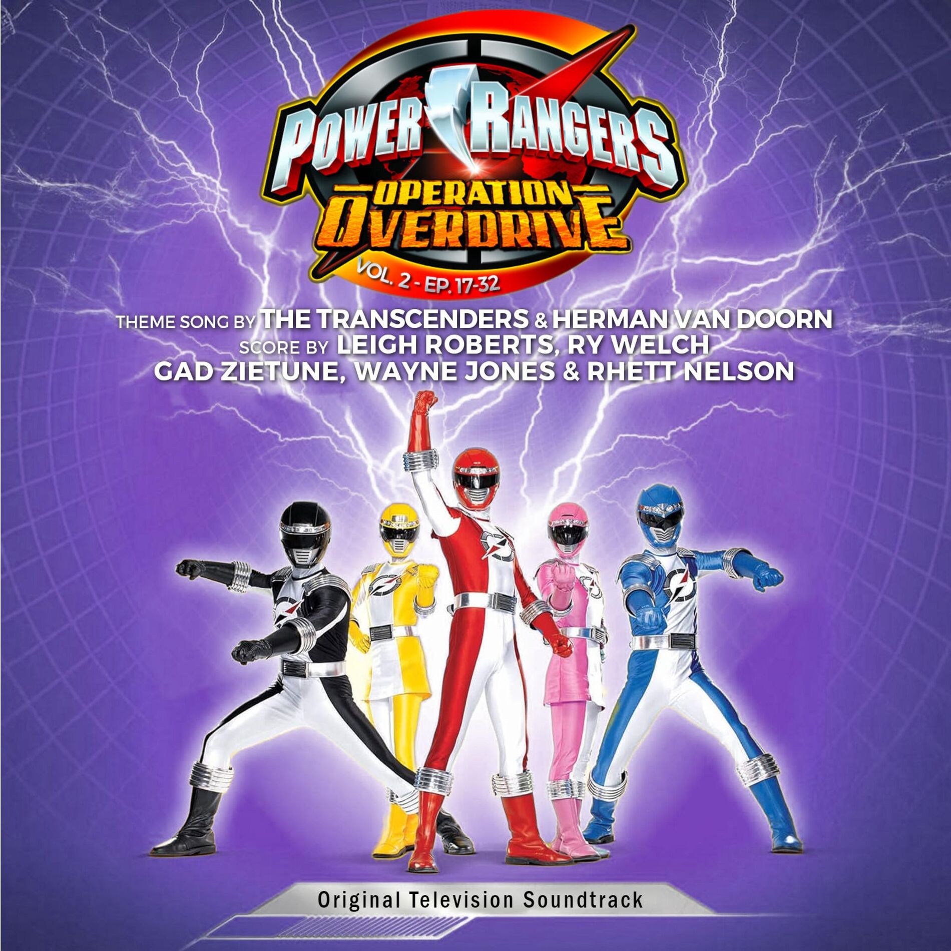 Album cover of Power Rangers Operation Overdrive, Vol. 2 (Original Television Soundtrack)