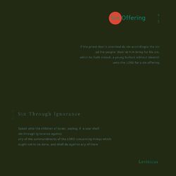Cover of Sin Offering