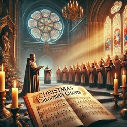 Cover of Gregorian Chants For Christmas and The Holidays