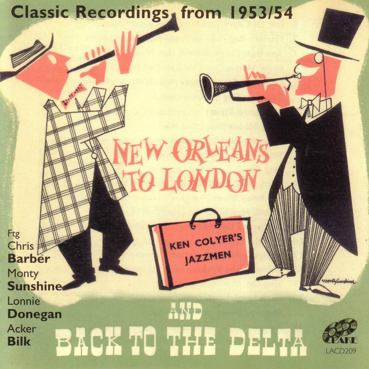 Album cover of New Orleans to London and Back to the Delta - Classic Recordings from 1953 / 54