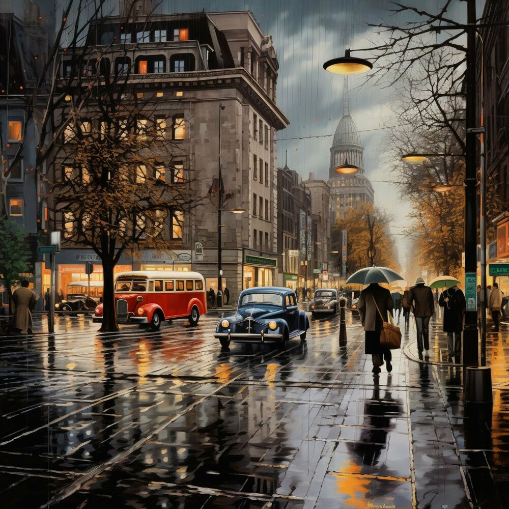 Picture of Rainy Scholarly Strings: Music for Stress Relief