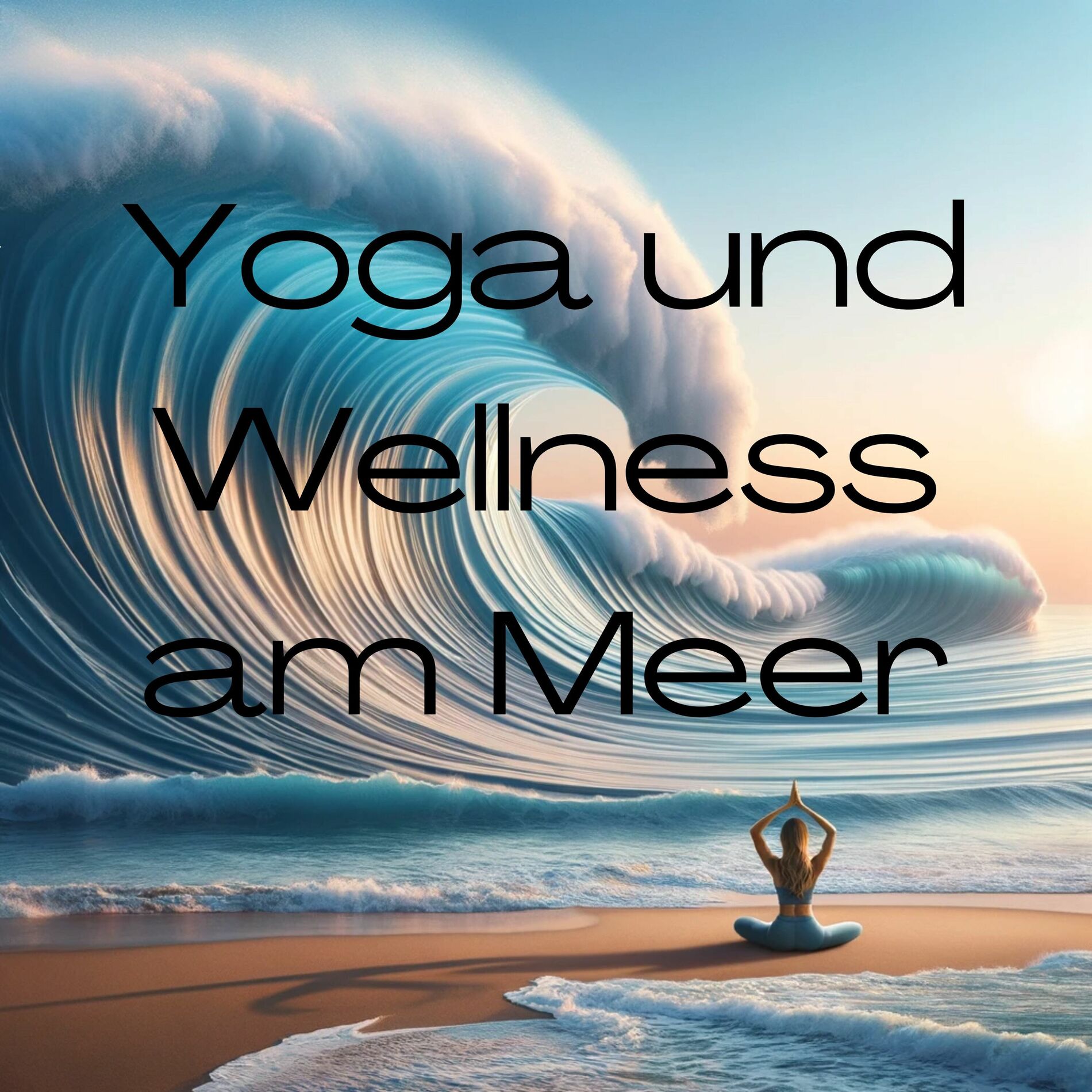 Album cover of Yoga und Wellness am Meer: Harfe für Meditation, Naturklänge Entspannungsmusik, Klangkulissen, Tiefenentspannungsatmosphäre