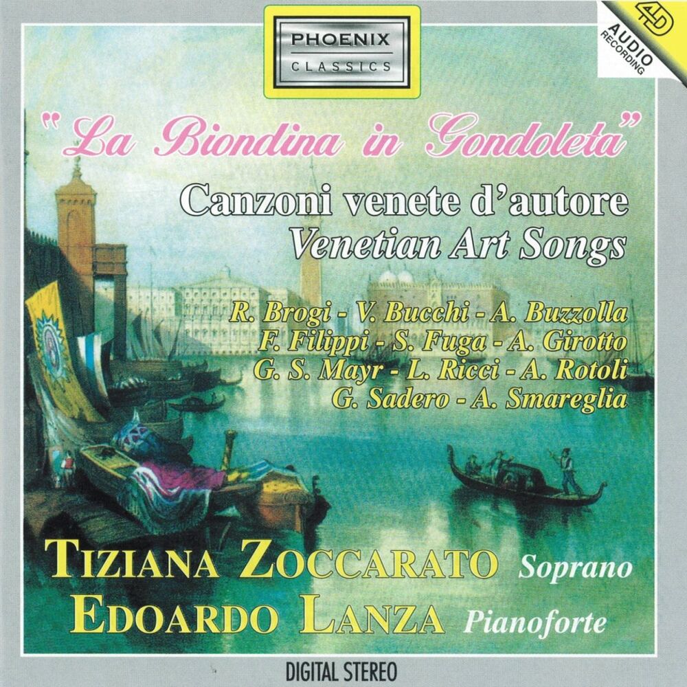 Picture of La biondina in gondoleta (Venetian Art Songs)