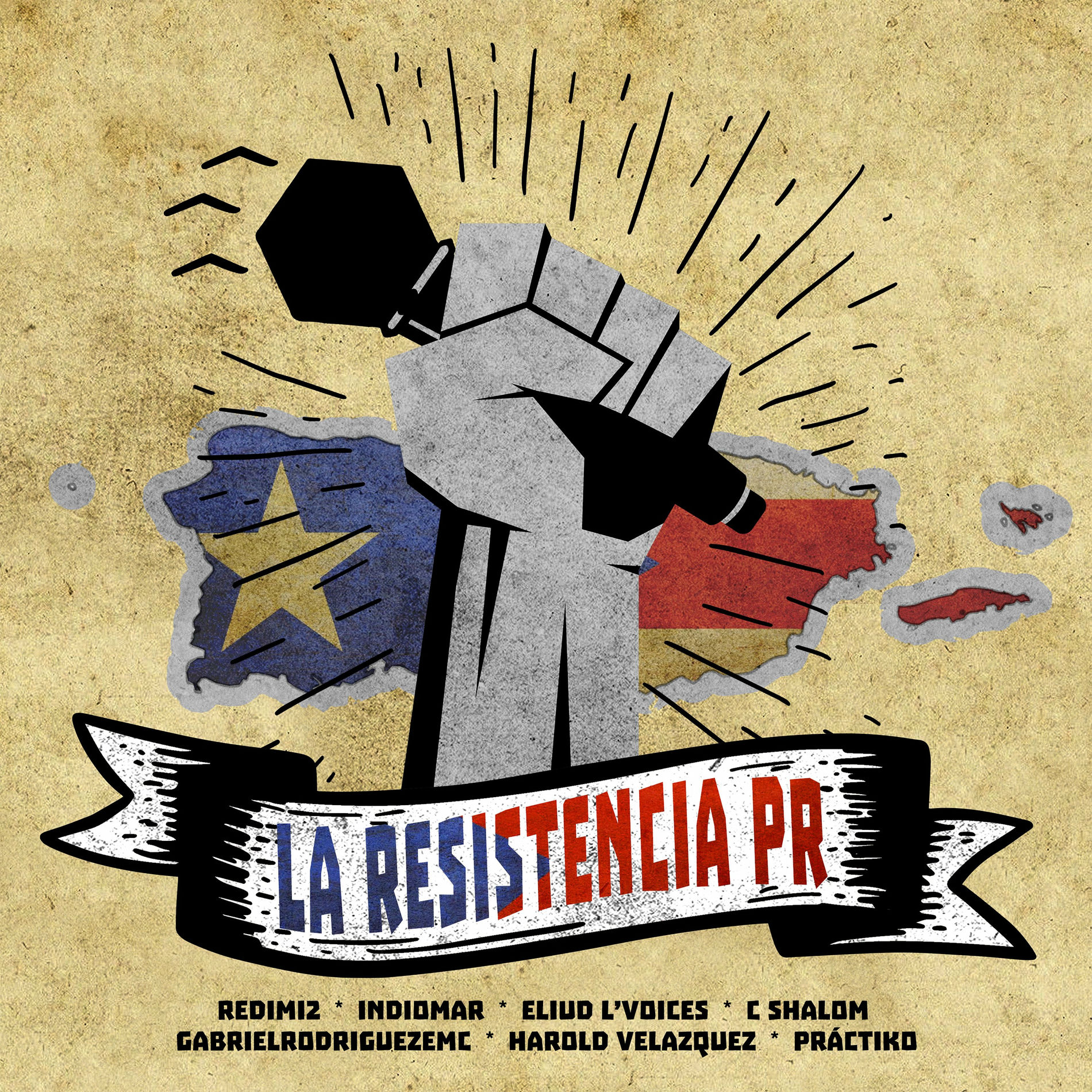 Album cover of La Resistencia PR (feat. Indiomar, Eliud L’voices, GabrielRodriguezEMC, Harold Velazquez, C SHALOM , Práctiko)