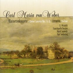 Cover of Carl Maria von Weber: Clarinet Concertos Nos. 1 and 2 (Michallik, Dresden Staatskapelle, K. Sanderling)