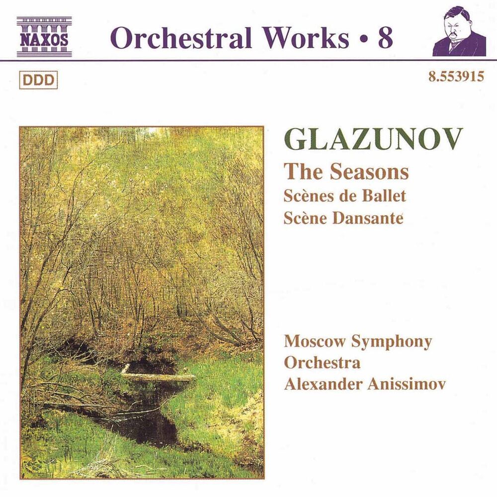 Picture of Glazunov, A.K.: Orchestral Works, Vol. 8 - The Seasons / Scenes De Ballet / Scene Dansante