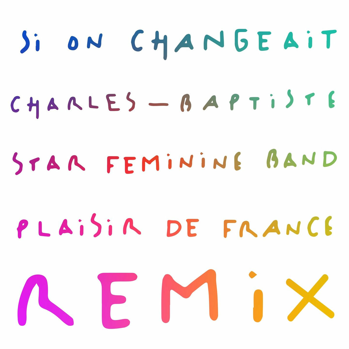 Album cover of Si on changeait (Plaisir de France Remix)