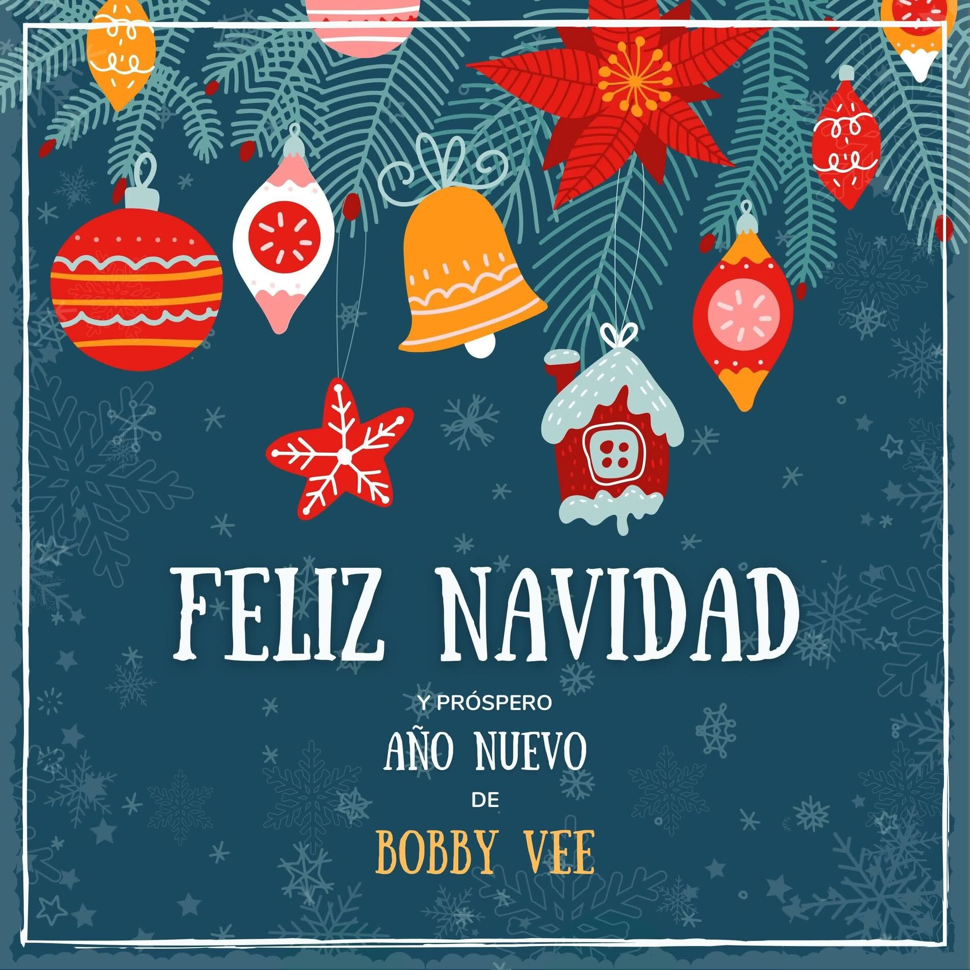 Album cover of Feliz Navidad y próspero Año Nuevo de Bobby Vee