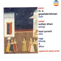 Cover of Parur M.S. Gopalakrishnan & Ustad Sultan Khan: Jugalbandi Duet (Live at the Shivaji Park, Mumbai, January, 1995)