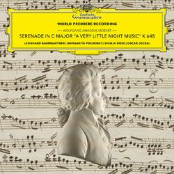 Cover of Mozart: Serenade in C Major, K. 648 "A Very Little Night Music" (Original Version for 2 Violins & Bass) (World Premiere Recording)