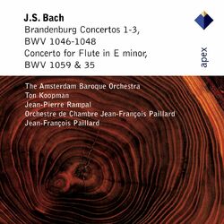 Cover of Bach, JS: Brandenburg Concertos Nos 1 - 3, BWV 1046 - 1048 & Flute Concerto, BWV 1059R