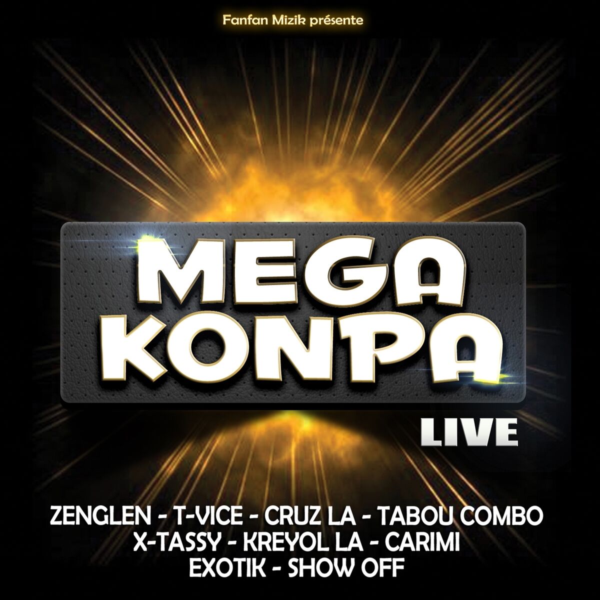Album cover of Mega konpa (Live)
