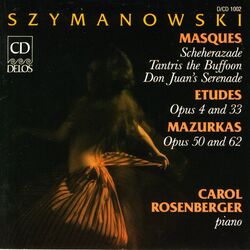 Cover of Szymanowski, K.: Masks / Studies / Mazurkas