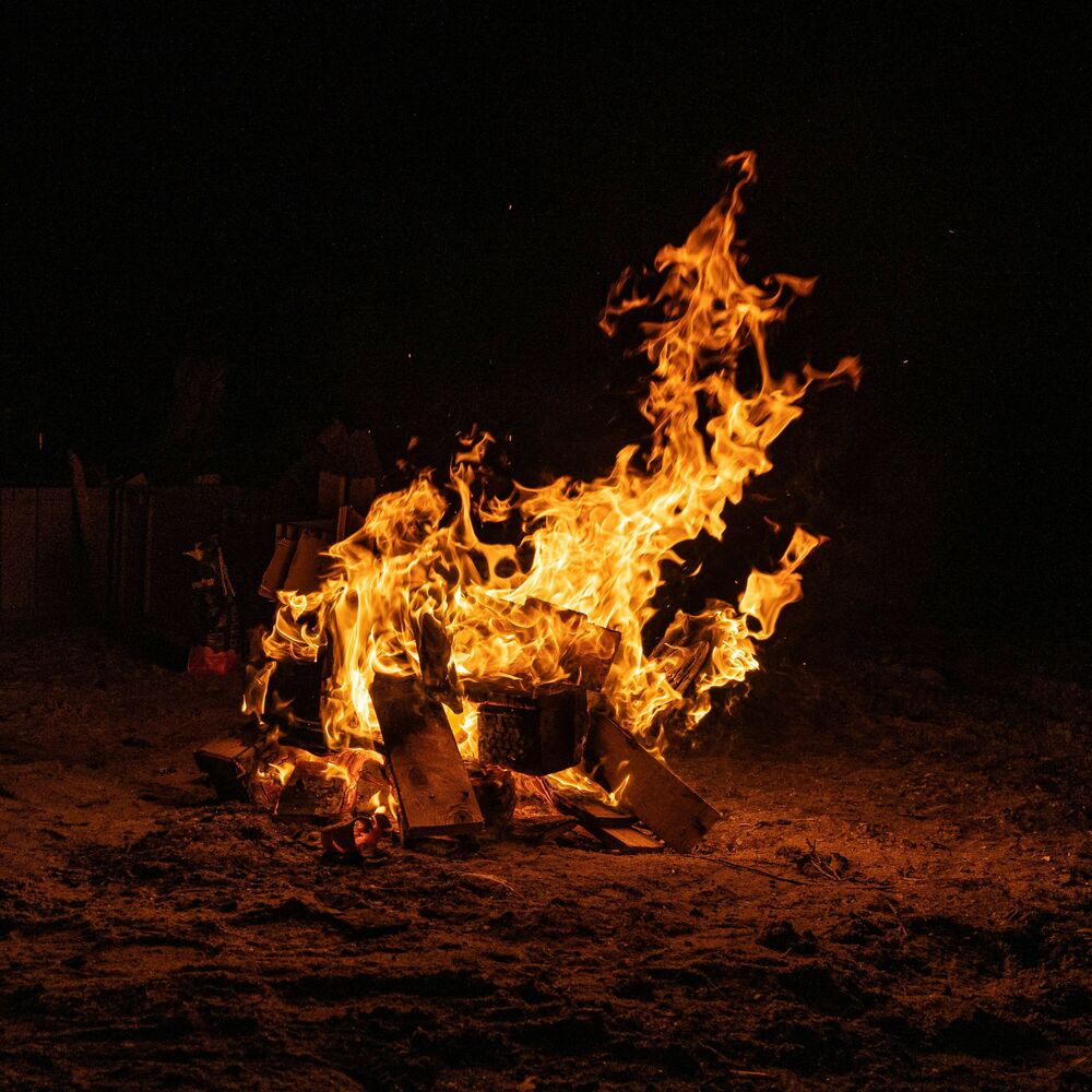 Picture of Blaze of Tranquility: Serene Fire Melodies