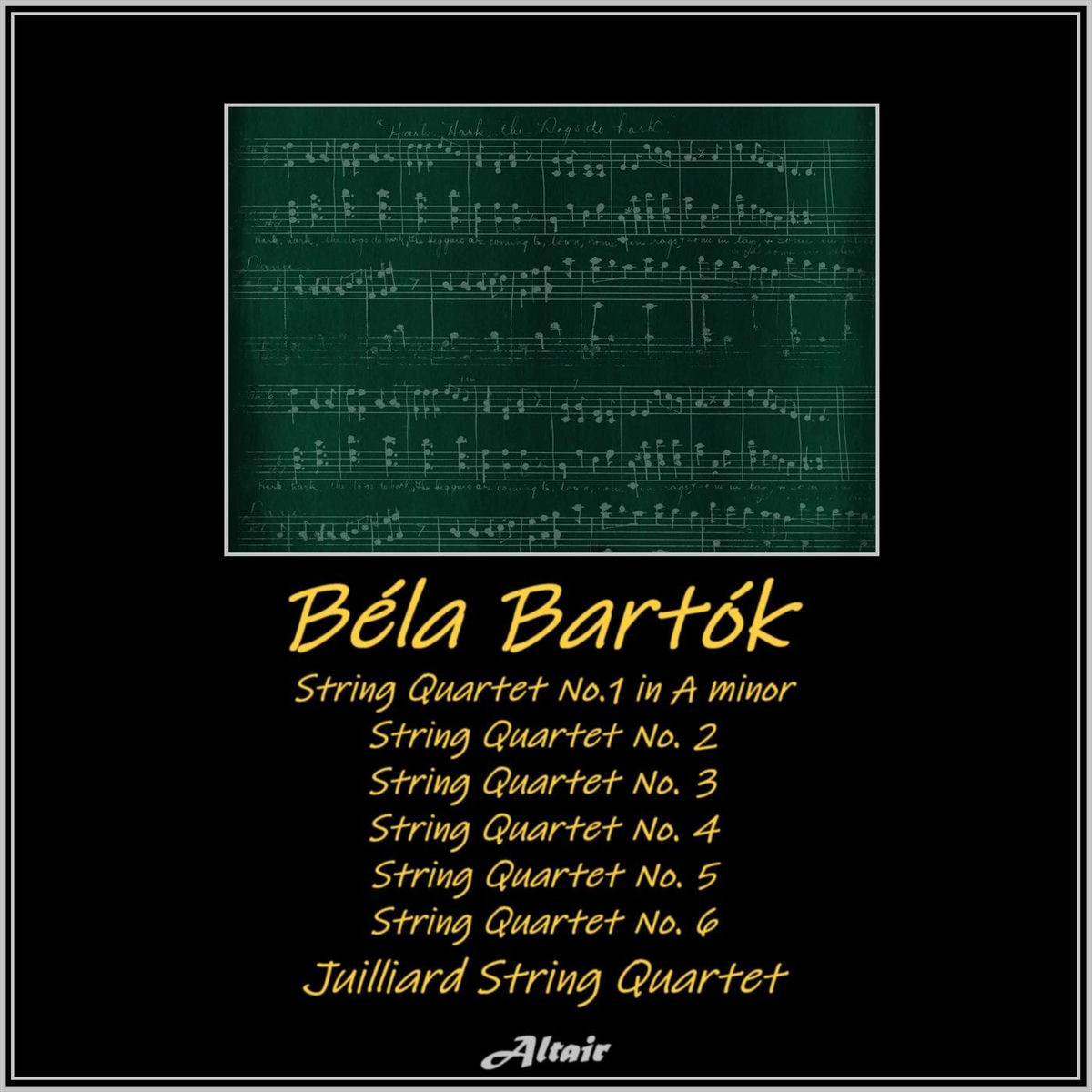 Album cover of Bartók: String Quartet NO. 1 in a Minore - String Quartet NO. 2 - String Quartet NO. 3 - String Quartet NO. 4 - String Quartet NO.