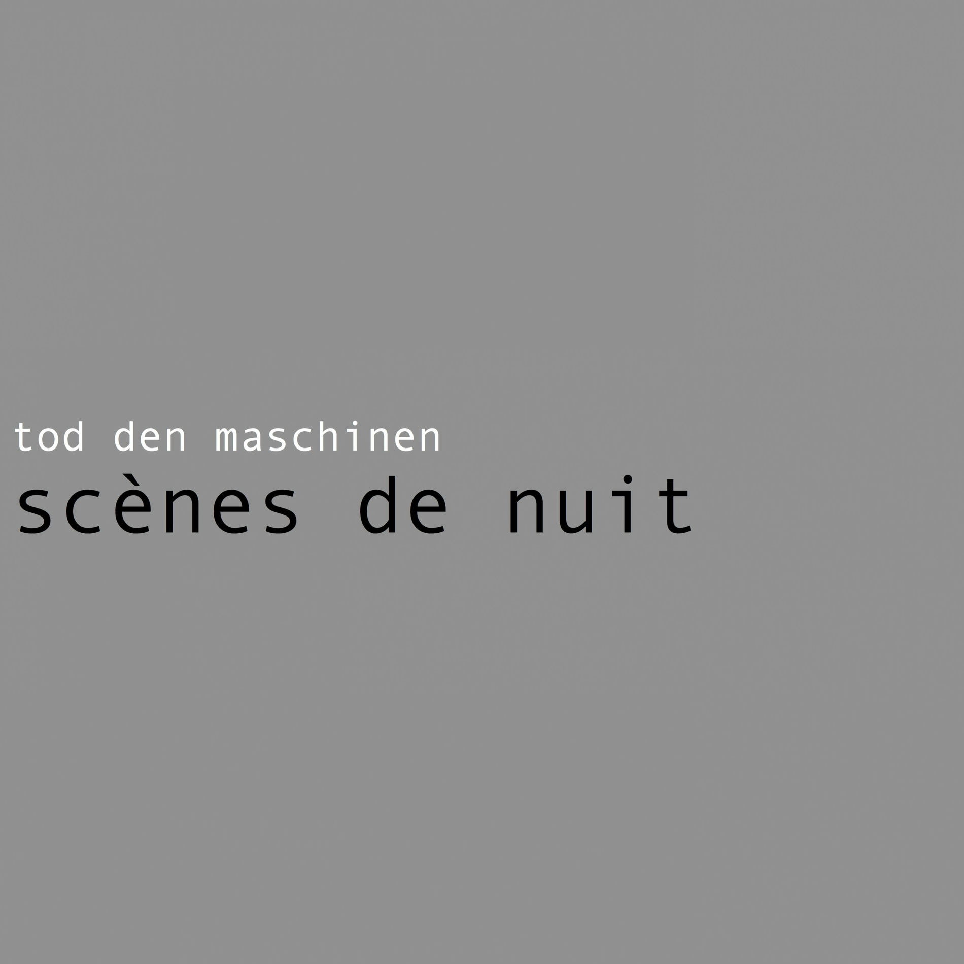 Album cover of Scènes de Nuit